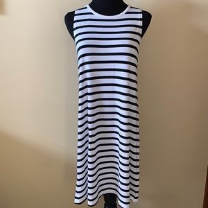 Press Dress Size Small Striped Stretch pullover dress- Excellent Condition